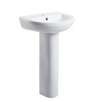 Arc Pedestal Sink - 1 Tap Hole