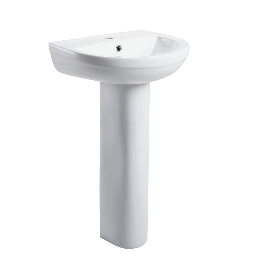 Arc Pedestal Sink - 1 Tap Hole