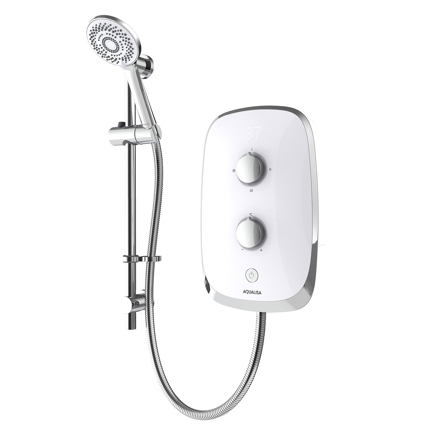 Aqualisa White 10.5Kw Emotion Electric Shower - Arctic