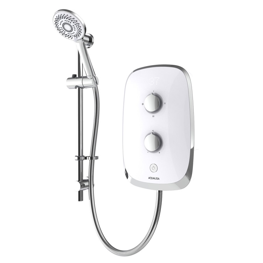 Aqualisa eMOTION Electric Shower - 10.5kw - Arctic White