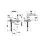 Smeg MT0 Chrome Single Lever Telescopic Mixer Tap with Remote Lever Control