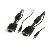 StarTech.com 10m Coax High Resolution Monitor VGA Video Cable with Audio HD15 M/M