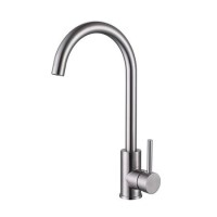 GRADE A1 - Box Opened Reginox Mino BN Brushed Nickel Single Lever Mono Kitchen Sink Mixer Tap
