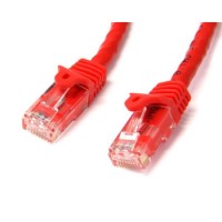 StarTech.com 3m Red Gigabit Snagless RJ45 UTP Cat6 Patch Cable - 3 m Patch Cord