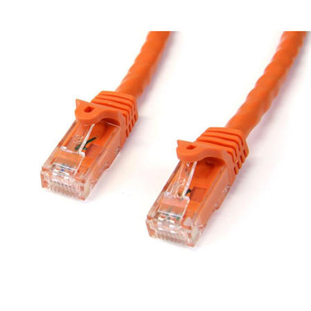 StarTech.com 3m Orange Gigabit Snagless RJ45 UTP Cat6 Patch Cable - 3 m Patch Cord