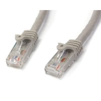 StarTech.com 3 ft Gray Gigabit Snagless RJ45 UTP Cat6 Patch Cable - 3ft Patch Cord