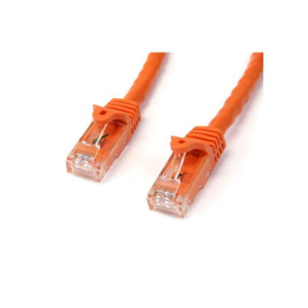 StarTech.com 3 ft Orange Gigabit Snagless RJ45 UTP Cat6 Patch Cable - 3ft Patch Cord