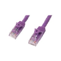 StarTech.com 3 ft Purple Gigabit Snagless RJ45 UTP Cat6 Patch Cable - 3ft Patch Cord