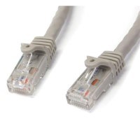 StarTech.com 25 ft Gray Gigabit Snagless RJ45 UTP Cat6 Patch Cable - 25ft Patch Cord