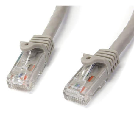 StarTech.com 25 ft Gray Gigabit Snagless RJ45 UTP Cat6 Patch Cable - 25ft Patch Cord