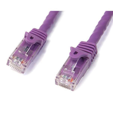 StarTech.com 25 ft Purple Gigabit Snagless RJ45 UTP Cat6 Patch Cable - 25ft Patch Cord
