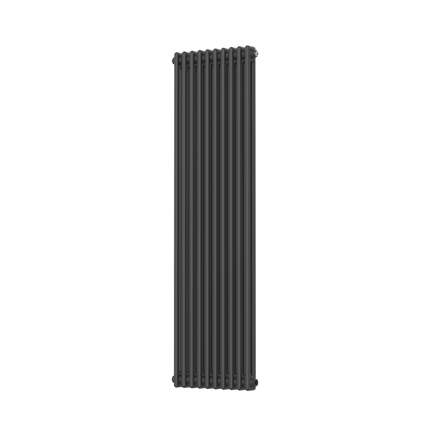 Institutional Grade Radiators GRADE A1 - Anthracite Vertical 2 Column Traditional Radiator 1600 x ...