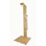 Wooden Thermostatic Outdoor Shower with Square Hand Shower 2 Outlets - Namara