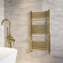 Brass Towel Radiator 1000 x 500mm - Nazco