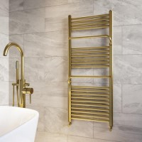 Brass Towel Radiator 1200 x 500mm - Nazco Brass Towel Radiator 1200 x 500mm - Nazco