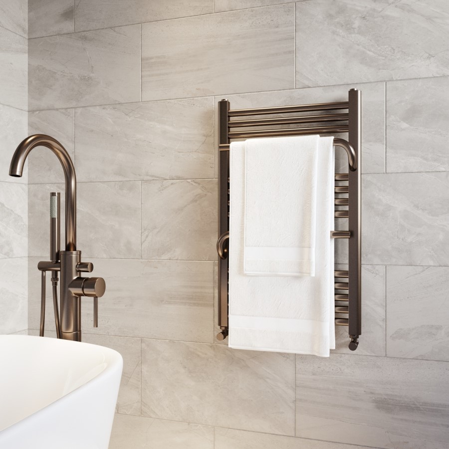 Bronze Towel Radiator 800 x 500mm - Nazco
