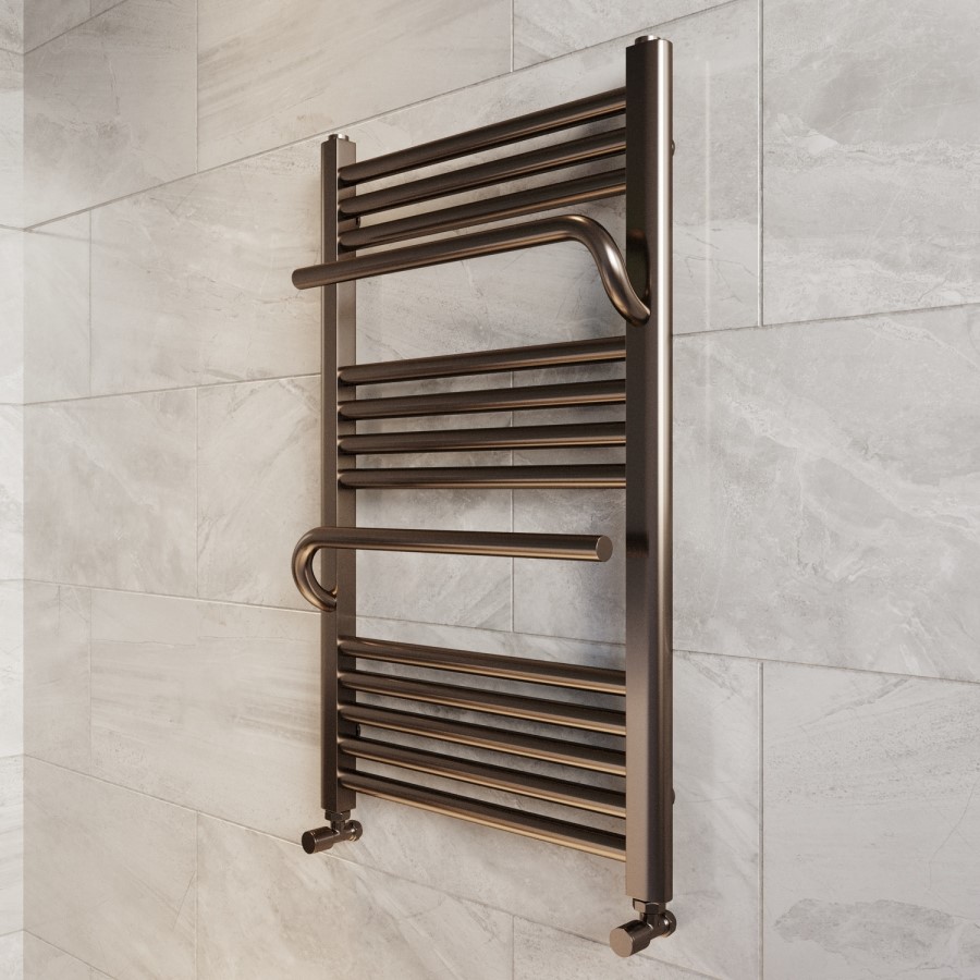 Bronze Towel Radiator 800 x 500mm - Nazco