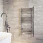 Chrome Towel Radiator 1000 x 500mm - Nazco