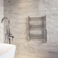 Chrome Towel Radiator 650 x 500mm - Nazco