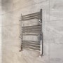 Chrome Towel Radiator 650 x 500mm - Nazco