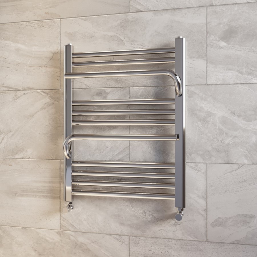 Chrome Towel Radiator 650 x 500mm - Nazco