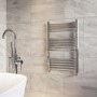 Chrome Towel Radiator 800 x 500mm - Nazco