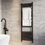 Black Towel Radiator 1600 x 500mm - Nazco