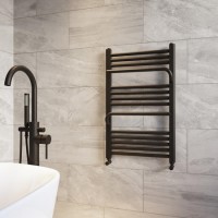 Black Towel Radiator 800 x 500mm - Nazco