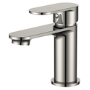 Brushed Nickel Mono Basin Mixer Tap with Slotted Basin Waste - Nell