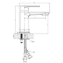 Brushed Nickel Cloakroom Mono Basin Mixer Tap with Slotted Basin Waste - Nell