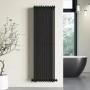 Black Vertical Double Panel Radiator 1600 x 450mm – Nevada