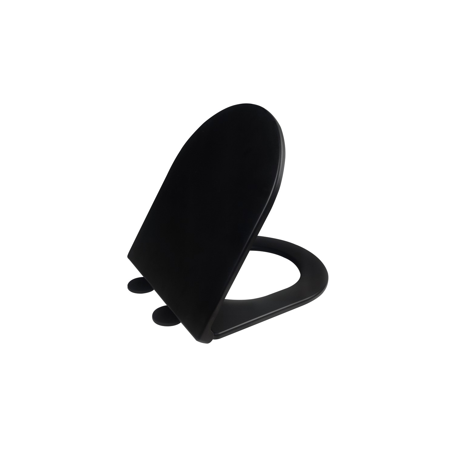 ONLY OPENED - Matt Black Close Coupled Rimless Closed Back Toilet with ...
