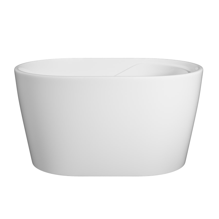 Freestanding Japanese Soaking Deep Bath With Seat 1200 x 630mm - Niki