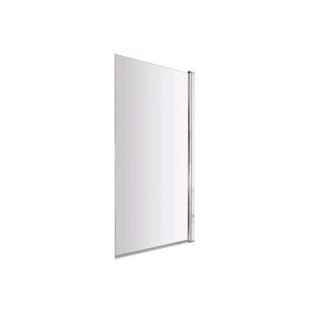 1400 x 785mm Straight Square Hinged Bath Screen