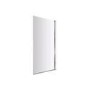 1400 x 785mm Straight Square Hinged Bath Screen