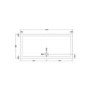 Low Profile Rectangular Shower Tray 1700 x 800mm - Purity