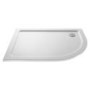 1000x900mm Low Profile Left Hand Offset Quadrant Shower Tray - Purity