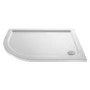 GRADE A1 - Offset Quadrant Left Hand Low Profile Shower Tray 1200 x 800mm - Purity