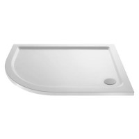 1200x900mm Left Hand Offset Quadrant Low Profile Shower Tray- Purity  1200x900mm Left Hand Offset Quadrant Low Profile Shower Tray- Purity