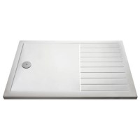 GRADE A2 - Rectangular Walk In Low Profile Shower Tray 1400 x 900mm - Purity