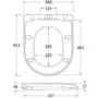 D Shaped Soft Close Seat                