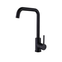 Reginox Black Single Lever Mono Kitchen Mixer Tap - Obion B
