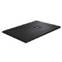 GRADE A2 - 1200 x 800mm Black Slate Effect Shower Tray with Grate - Sileti 