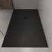 1200x900mm Rectangular Anti-Slip 27mm Slimline Black Stone Resin Shower Tray – Sileti