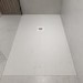1400x800mm Rectangular White Slate-Effect Shower Tray 27 - Stone Resin - Sileti