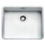 Reginox Ohio Single Bowl Stainless Steel White Kitchen Sink