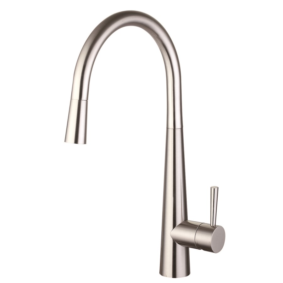 Chrome Single Lever Monobloc Kitchen Mixer Tap - Enza Olney