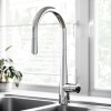 Chrome Single Lever Pull Out Kitchen Mixer Tap - Enza Olney