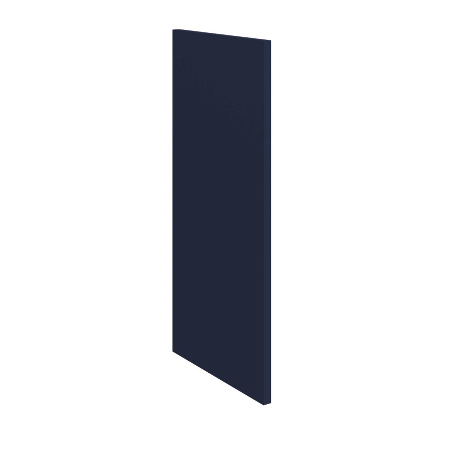 GRADE A1 - Blue End Panel for Fitted Bathroom Furniture - Ontario