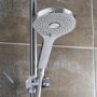 Aqualisa Optic Q Smart Digital Shower Concealed with Adjustable Head and Bath Filler HP/Combi